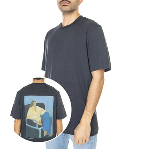 Ardy Ink Blue - Maglietta Girocollo Uomo Blu 330944-351  ELVINE 