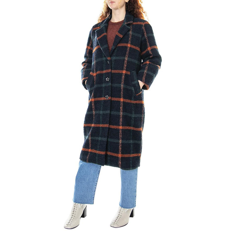 Coat 021SD35056 - Cappotto Donna Scozzese / Multicolore 021SD35056 -029097-01 . ALESSIA SANTI 