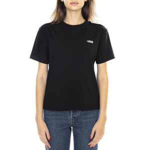 Junior V Boxy - Maglietta Girocollo Donna Nera VN0A4MFLBLK1  VANS 