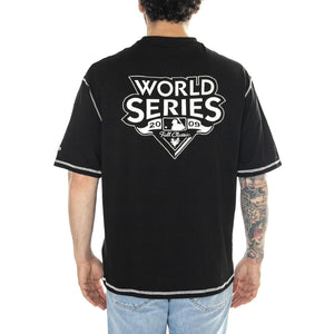 MLB World Series OS Tee New York Yankees Black / Off White - Maglietta Girocollo Uomo Nera 60435451  NEW ERA 