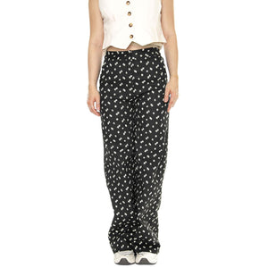 Jeans estampado floral Linum Denim Jeans - Pantaloni Denim Jeans Donna Neri 41W/11251  WILD PONY 