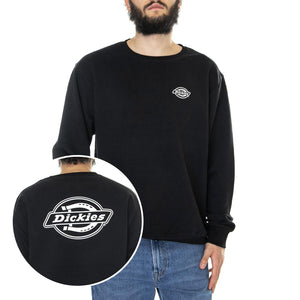Holtville Sweatshirt Black - Felpa Girocollo Uomo Nera DK0A4Y3BBLK1  DICKIES 