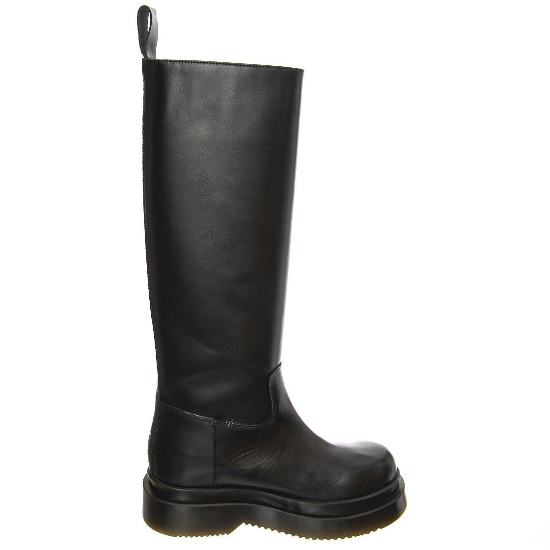 T BOOT 20 GREASY BLACK - Stivali Alti Donna Neri BTSTBOOT20-BKG . MR BOOTS 