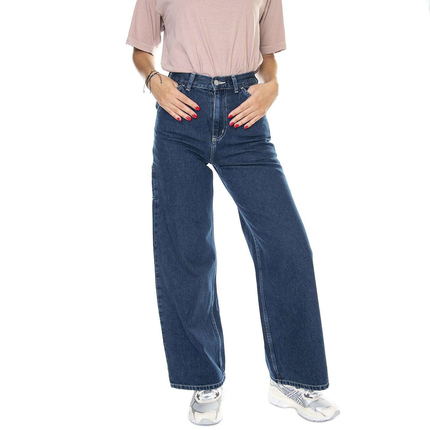 W' Jens Pant Blue /stone washed - Pantaloni Denim Jeans Donna Blu I032709.0106  CARHARTT WIP 