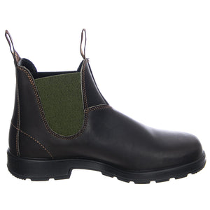 Classic Leather 519 Ankle Boots - Brown / Olive Green - Stivaletti Uomo Marroni / Verdi 519-519-FW20  BLUNDSTONE 