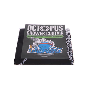 Octopus Shower Curtain Original Black / White - Tenda da Doccia Nera 19SOSA01-BLACKWHITE  OCTOPUS 