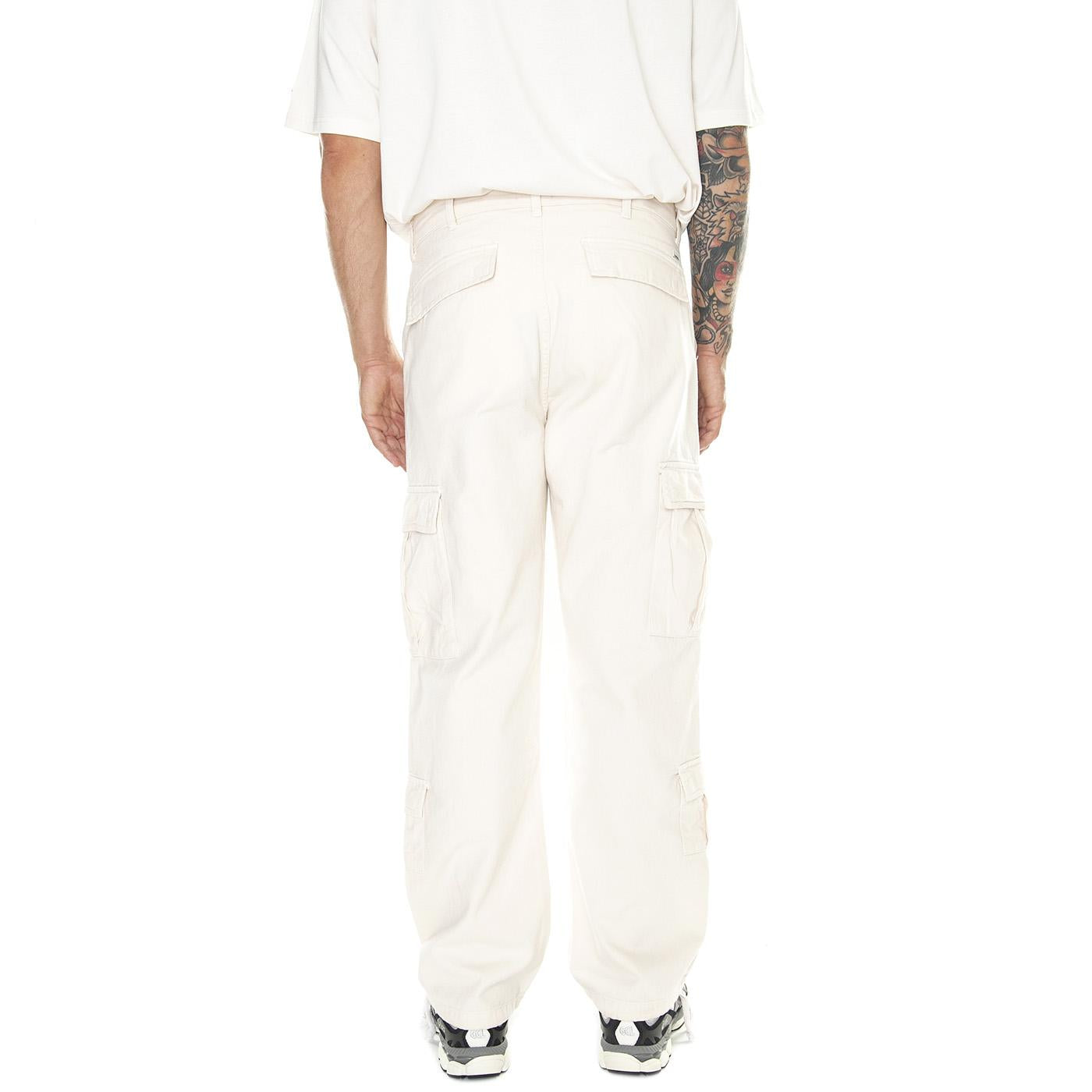 M' Go David Cargo Pant Sandy Shore - Pantaloni Uomo Bianchi M2BB02WEPL0-G053  GUESS ORIGINALS 