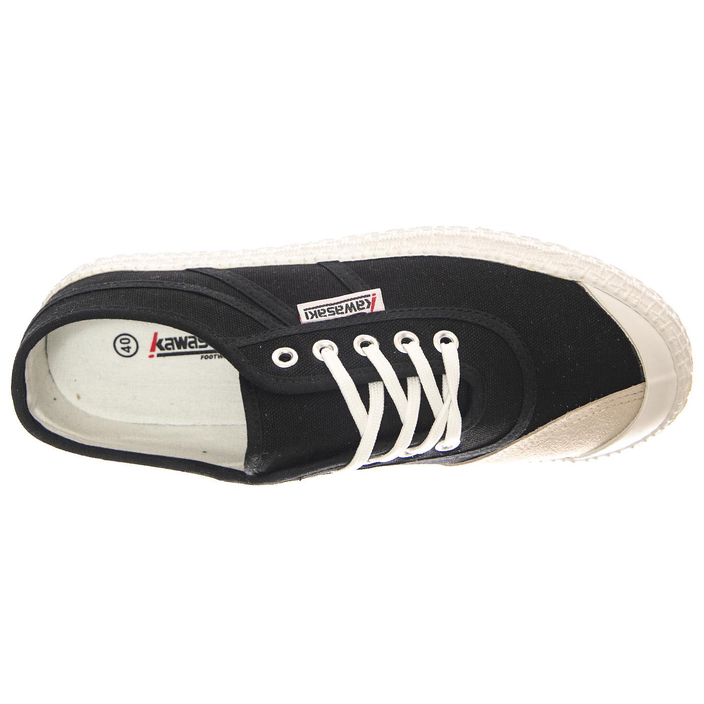 Original 3.0 Black - Scarpe Stringate Profilo Basso Donna / Uomo Nere KWS232427-1001  KAWASAKI 