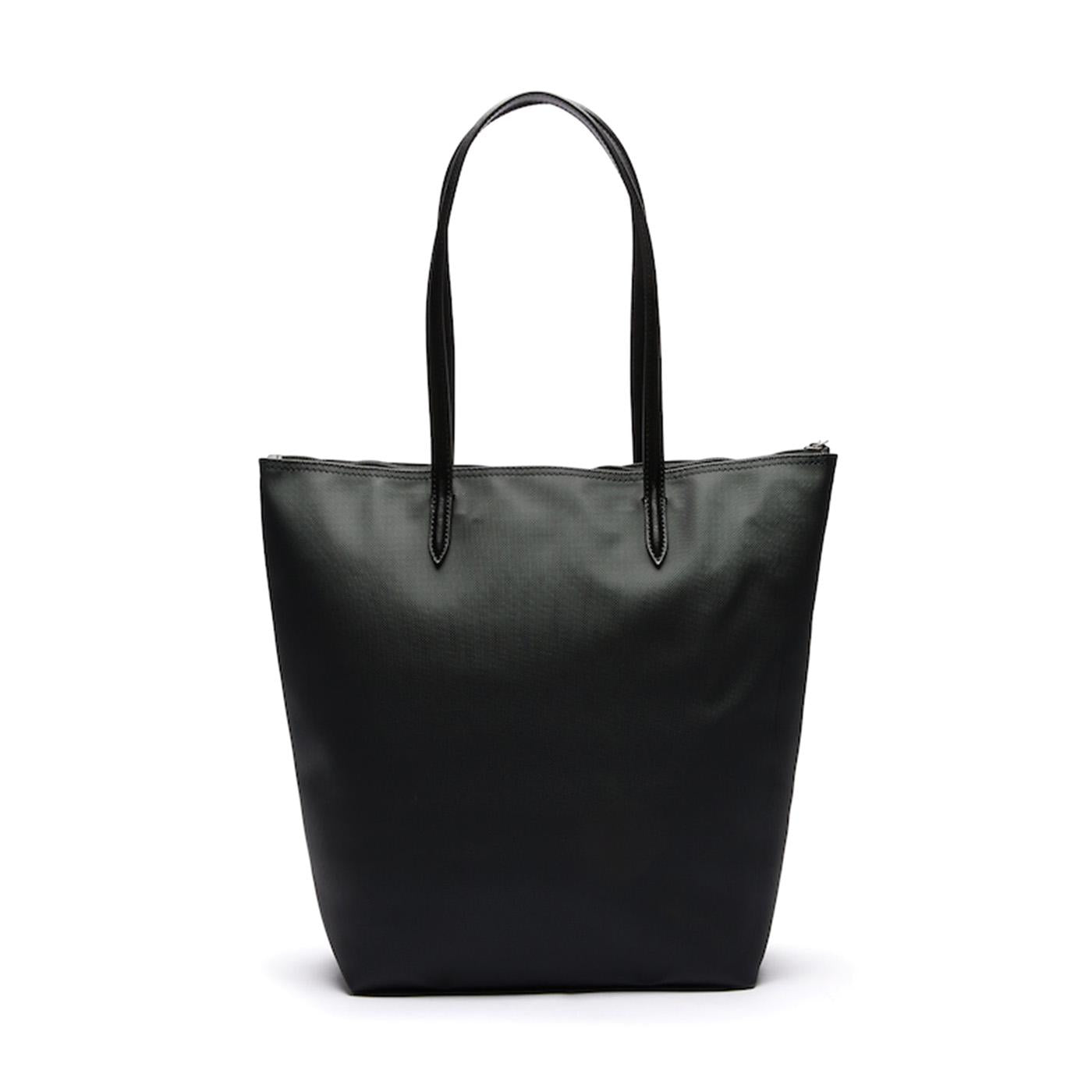 Vertical Shopping Bag - Borsa in Pelle Nera 283364_1  LACOSTE 