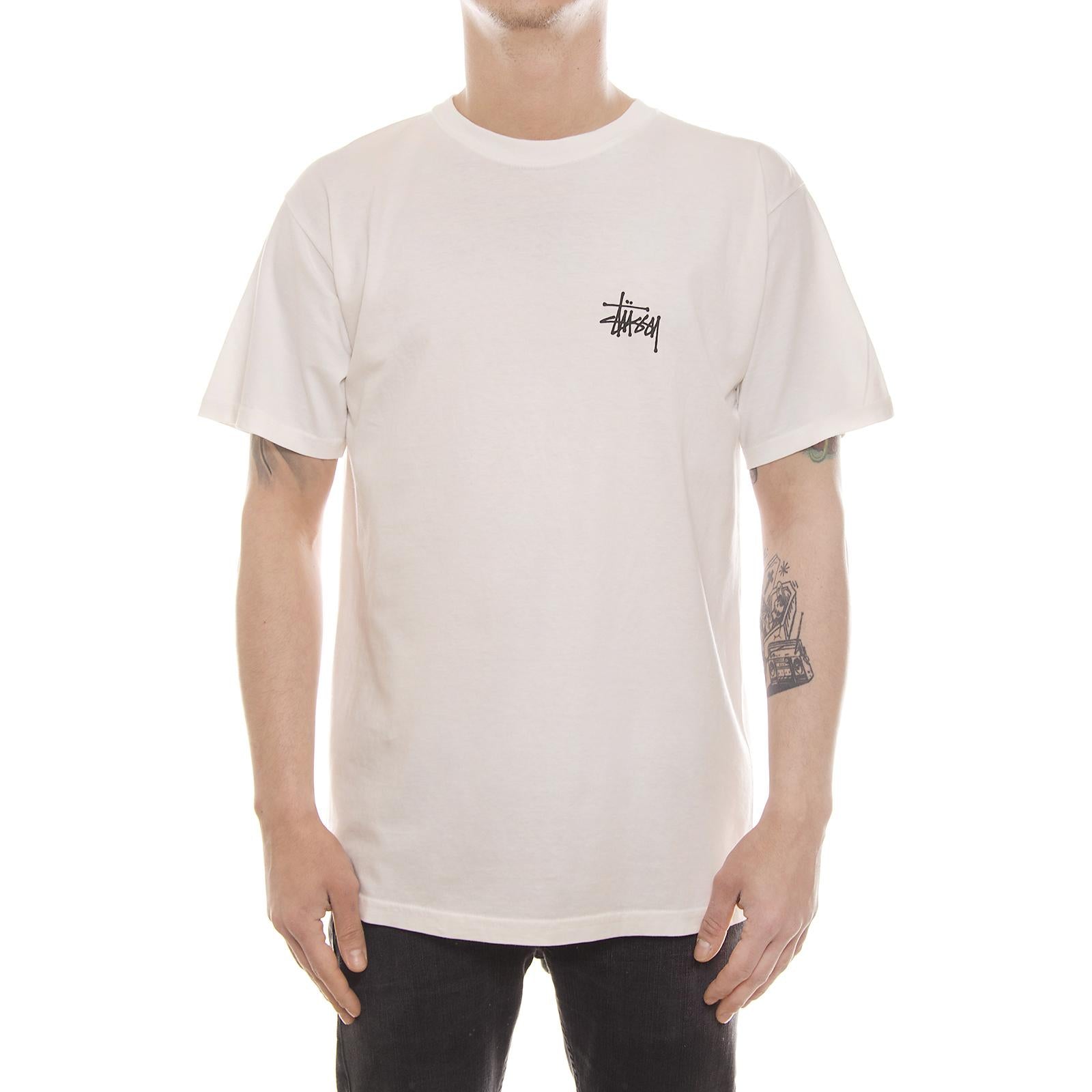 BASIC STUSSY PIG. DYED TEE NATURAL 1904031-NATURAL  STUSSY 