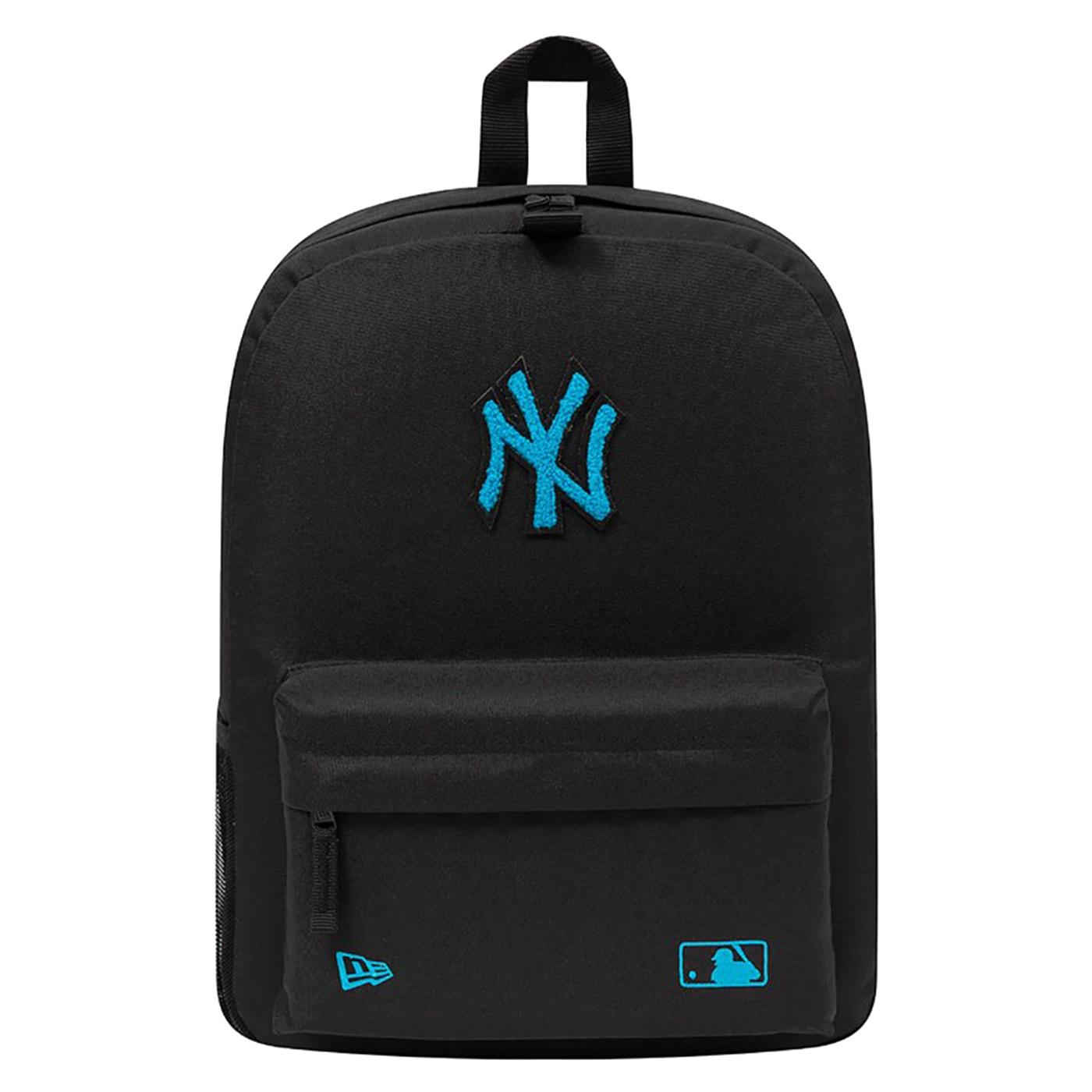 MLB Applique Stadium Bag New York Yankees Black / SW Blue - Zaino Nero 60503782  NEW ERA 