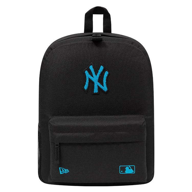 MLB Applique Stadium Bag New York Yankees Black / SW Blue - Zaino Nero 60503782  NEW ERA 