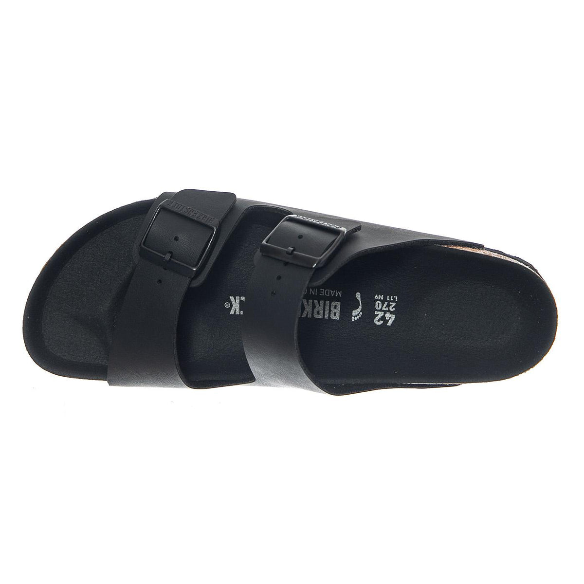 Arizona Birko Flor Narrow Fit Triple Black - Sandali Uomo / Donna Neri 1019069 TBK BIRKENSTOCK 