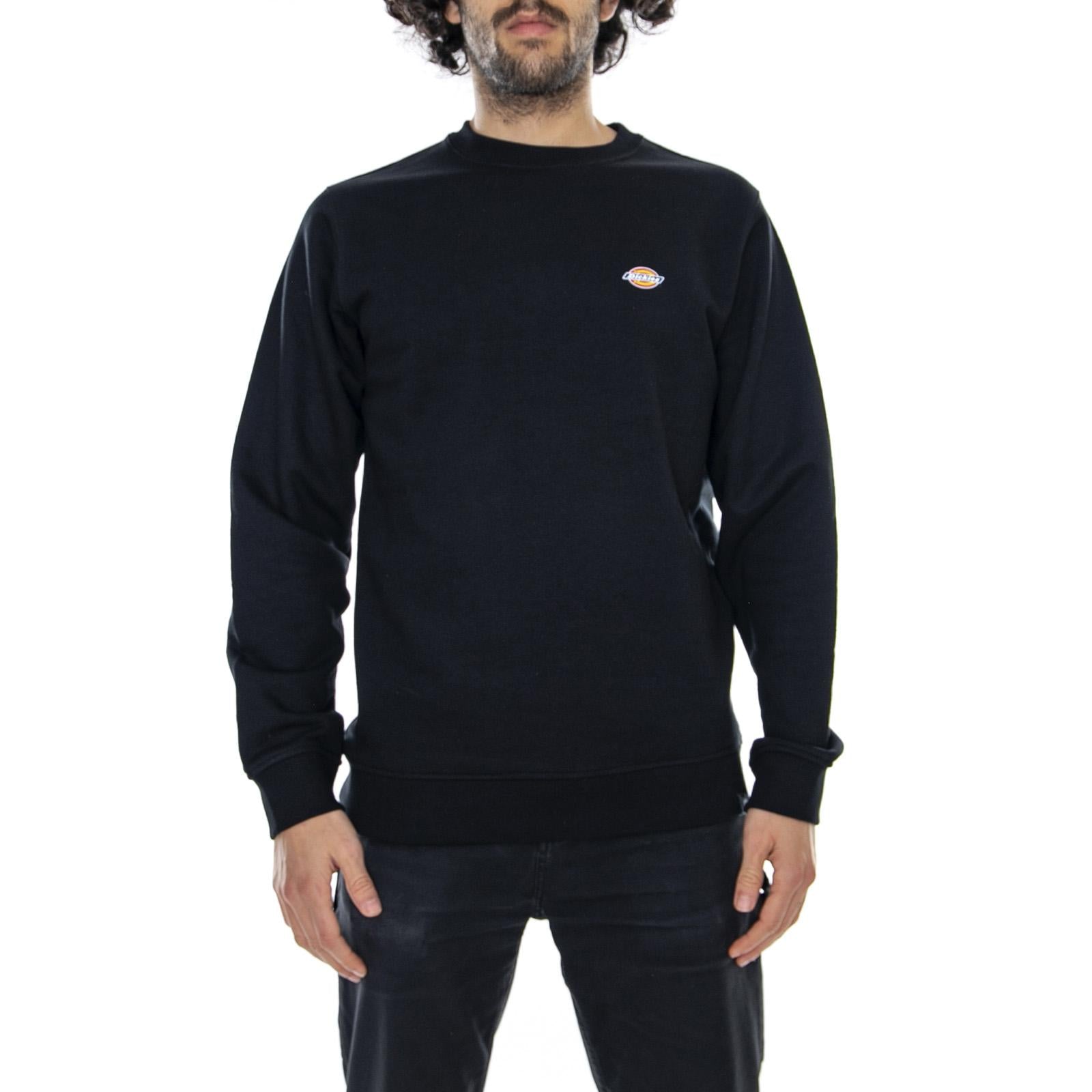 Seabrook - Black - Felpa Girocollo Uomo 02 200203-BK . DICKIES 