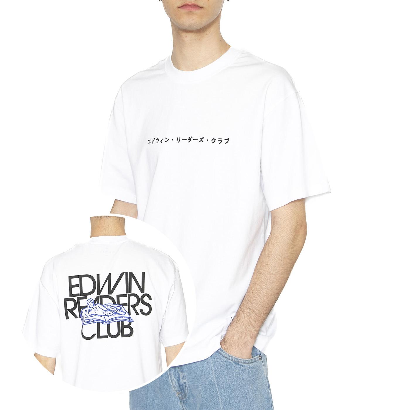 Uniform TS White - Maglietta Girocollo Uomo Bianca I035029.02.67.-02.67  EDWIN 