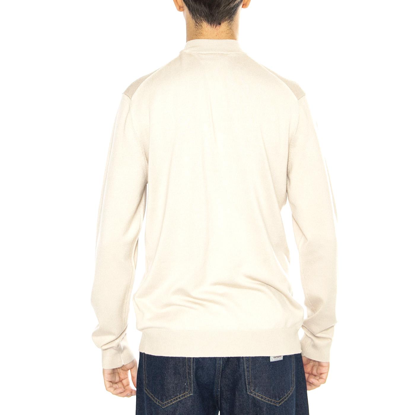 Onswyler Life Reg 14 LS Mock Knit - Maglione Mezzocollo Uomo Beige 22027562  ONLY & SONS 