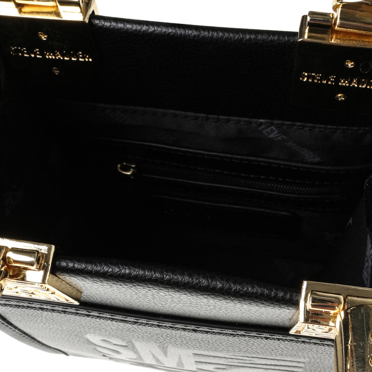 BWealth Black / Gold - Borsa Nera SMABWEALTH-B-G  STEVE MADDEN 