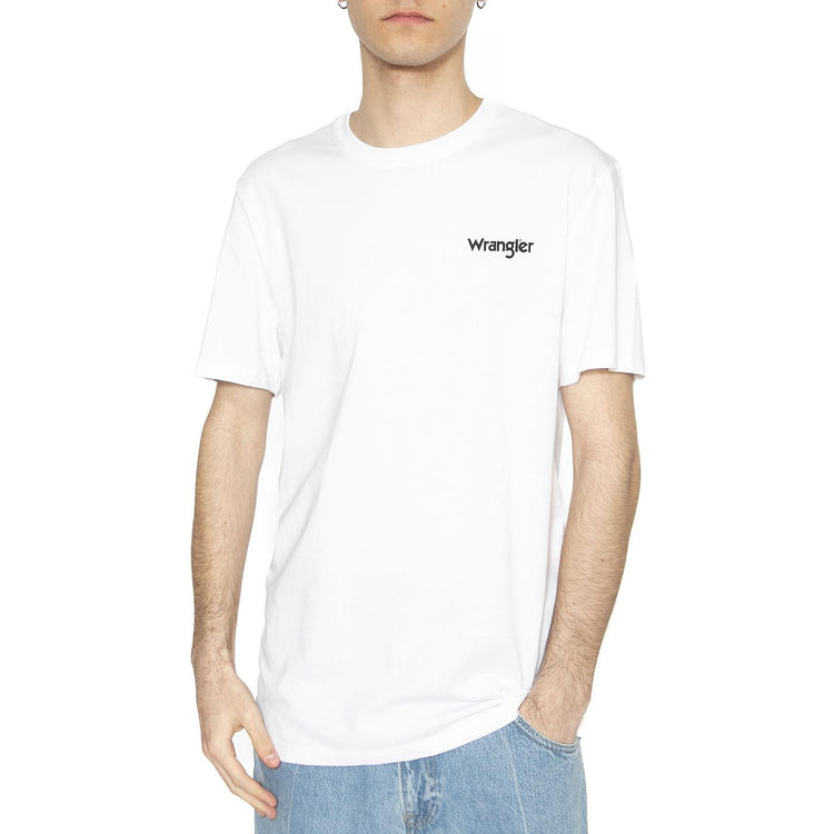 2-Pack Sign Off Tee White / Blue - Set Composto da Maglietta Girocollo Uomo Bianca + Maglietta Girocollo Uomo Blu 112321593  WRANGLER 