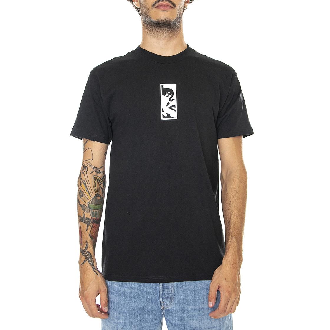 Obey Power & Equality Classic Tee Black - Maglietta Girocollo Uomo Nera 165263172-BLK  OBEY 