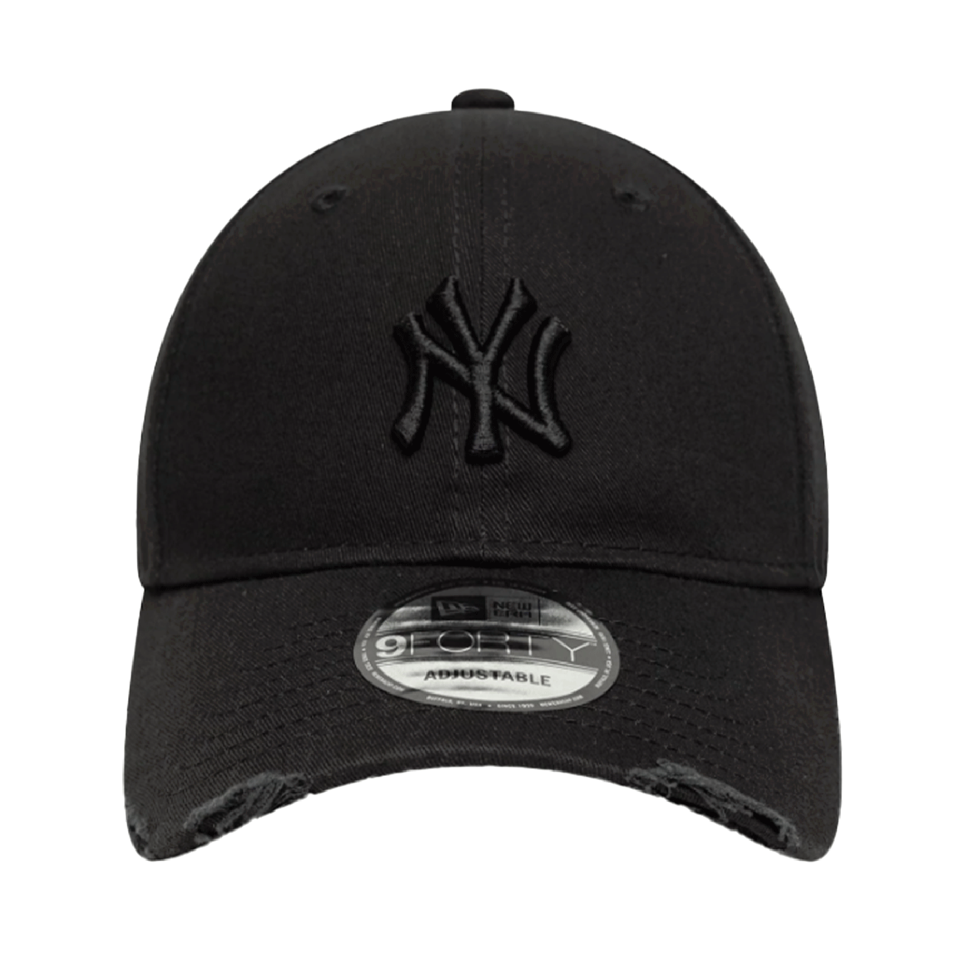 Wash Distress 9FORTY® New York Yankees - Cappellino Nero 60771831 BLK NEW ERA 