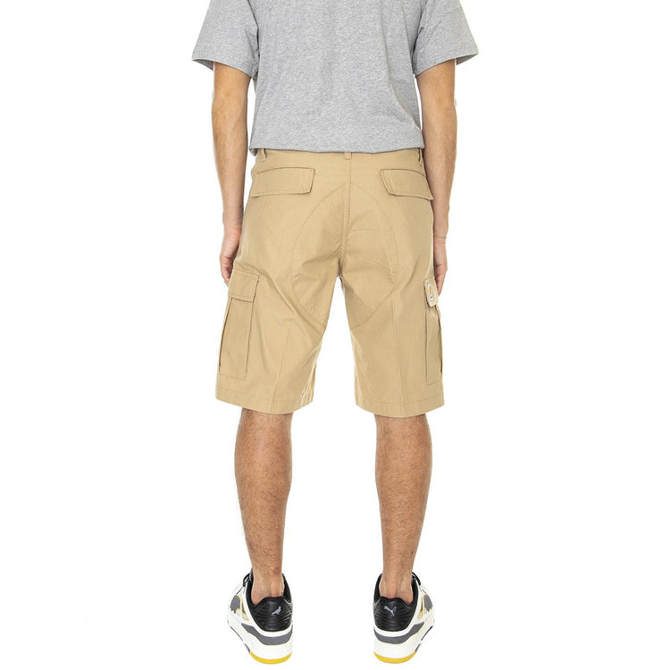 Aviation Short Dusty H Brown Rinsed - Bermuda Uomo Marroni I028245-07E02  CARHARTT WIP 