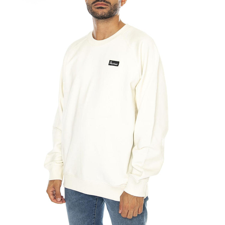 Badge Sweatshirt Marshmallow - Felpa Uomo Bianca PFD0346-879  PENFIELD 