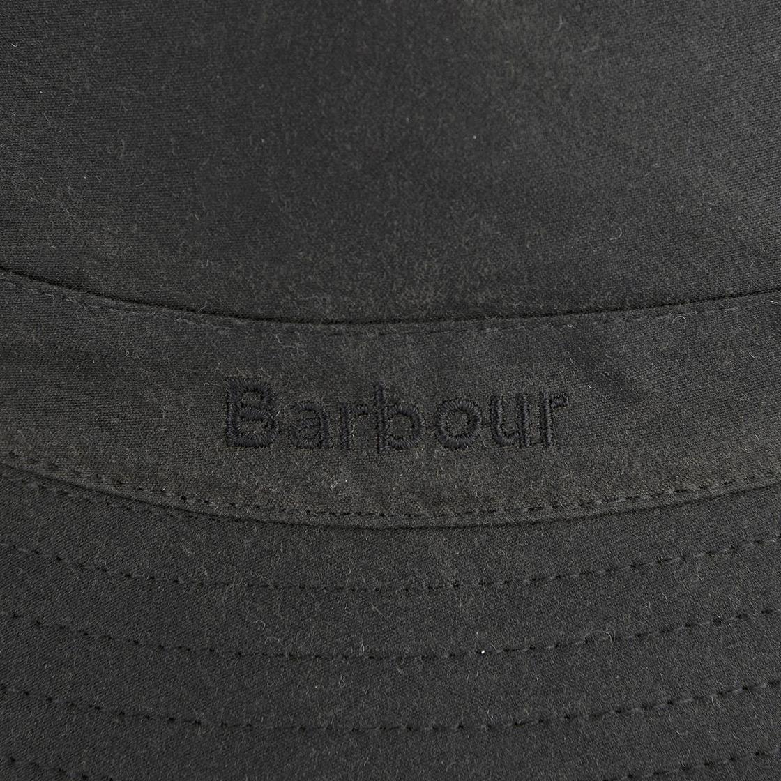 Wax Sports Hat Black - Cappello da Pescatore Barbour Nero FW22-MHA0001-BK91  BARBOUR 
