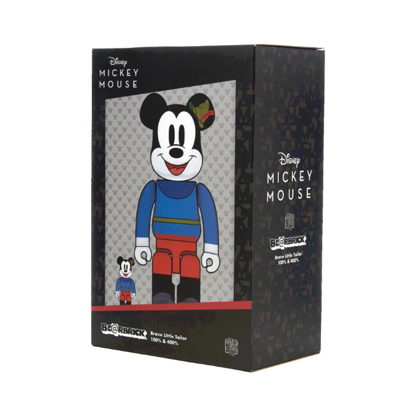 Medicom Be@rbrick Mickey Mouse Brave Little Tailo - Toy Multicolore MDTMICKEY  MEDICOM TOY 