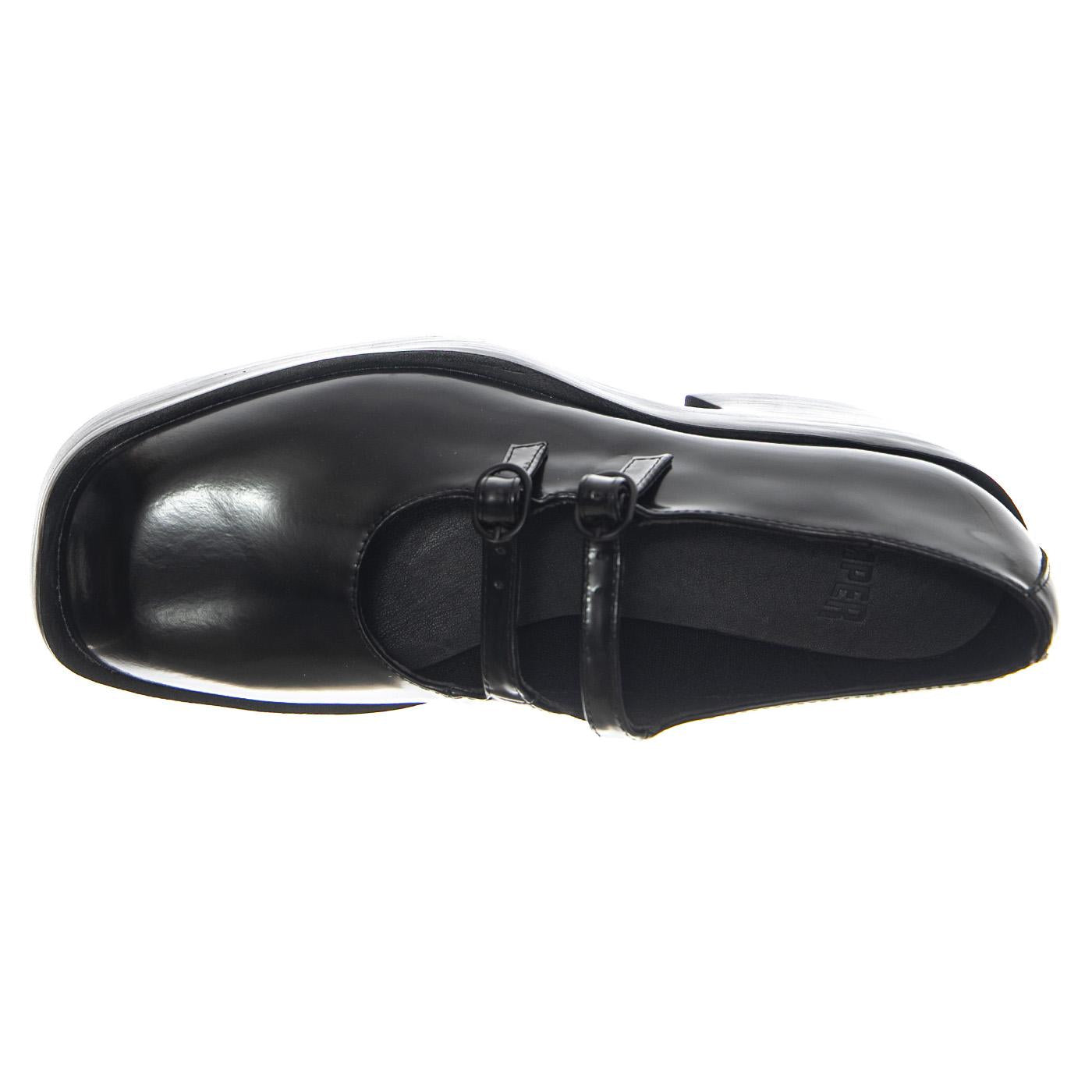 Mimi Negro / Billie Negro Shiny - Mocassini Donna Neri K201805-002 . CAMPER 