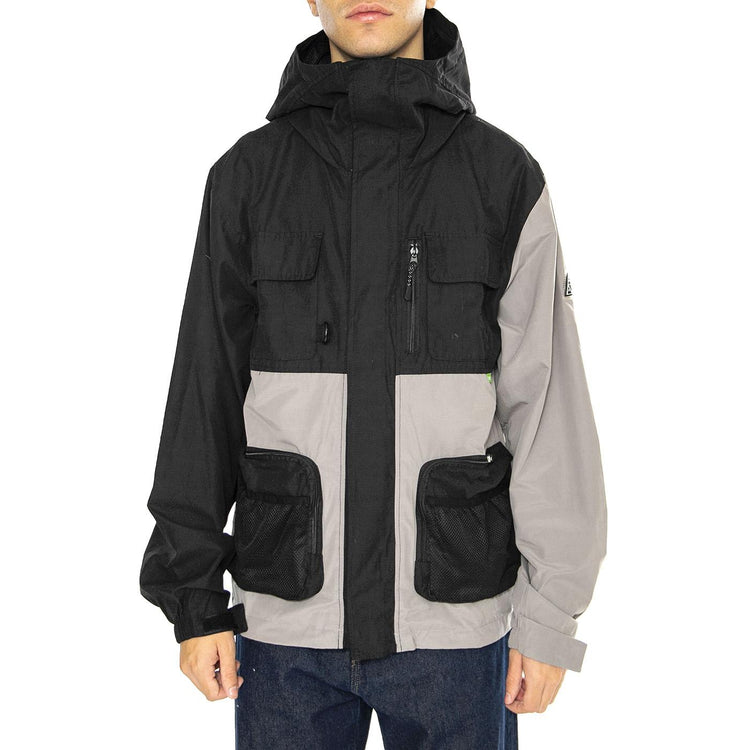 Tackle Light Weight Jacket Black - Giacca con Cappuccio Uomo Nera / Multi JK00336-BLACK  HUF 