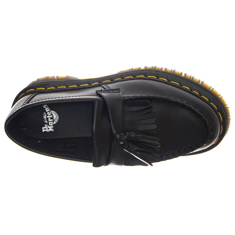 Adrian Quad Platform Loafers - Mocassini in Pelle con Nappe Donna Neri 27989001  DR.MARTENS 