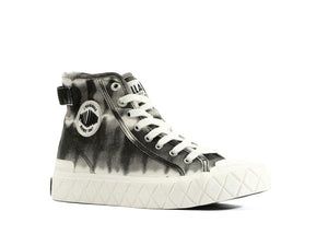 Pallace Ace Mid Tiedye Black - Scarpe Stringate Profilo Alto Donna Nere / Multicolore PAS98591-008-M  PALLADIUM 