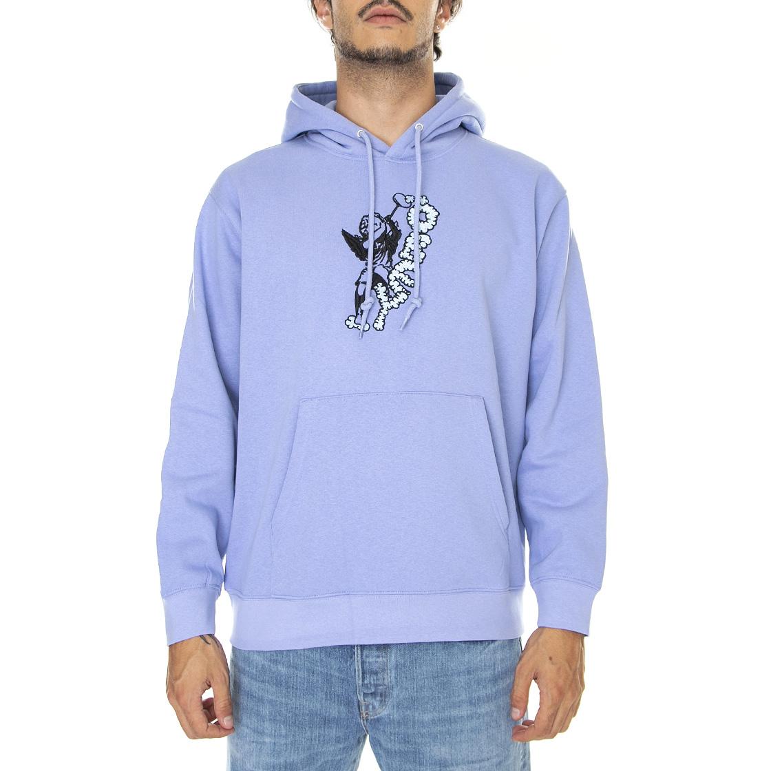 Obey Steven Hood Specialty Fleece Digital Violet - Felpa con Cappuccio Uomo Viola 112470175-DIV  OBEY 