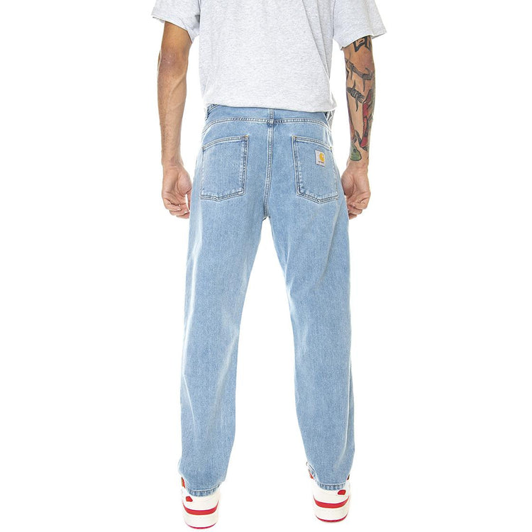 Newel Pant Stone Bleached - Pantaloni Denim Jeans Uomo Blu I029208-0112  CARHARTT WIP 