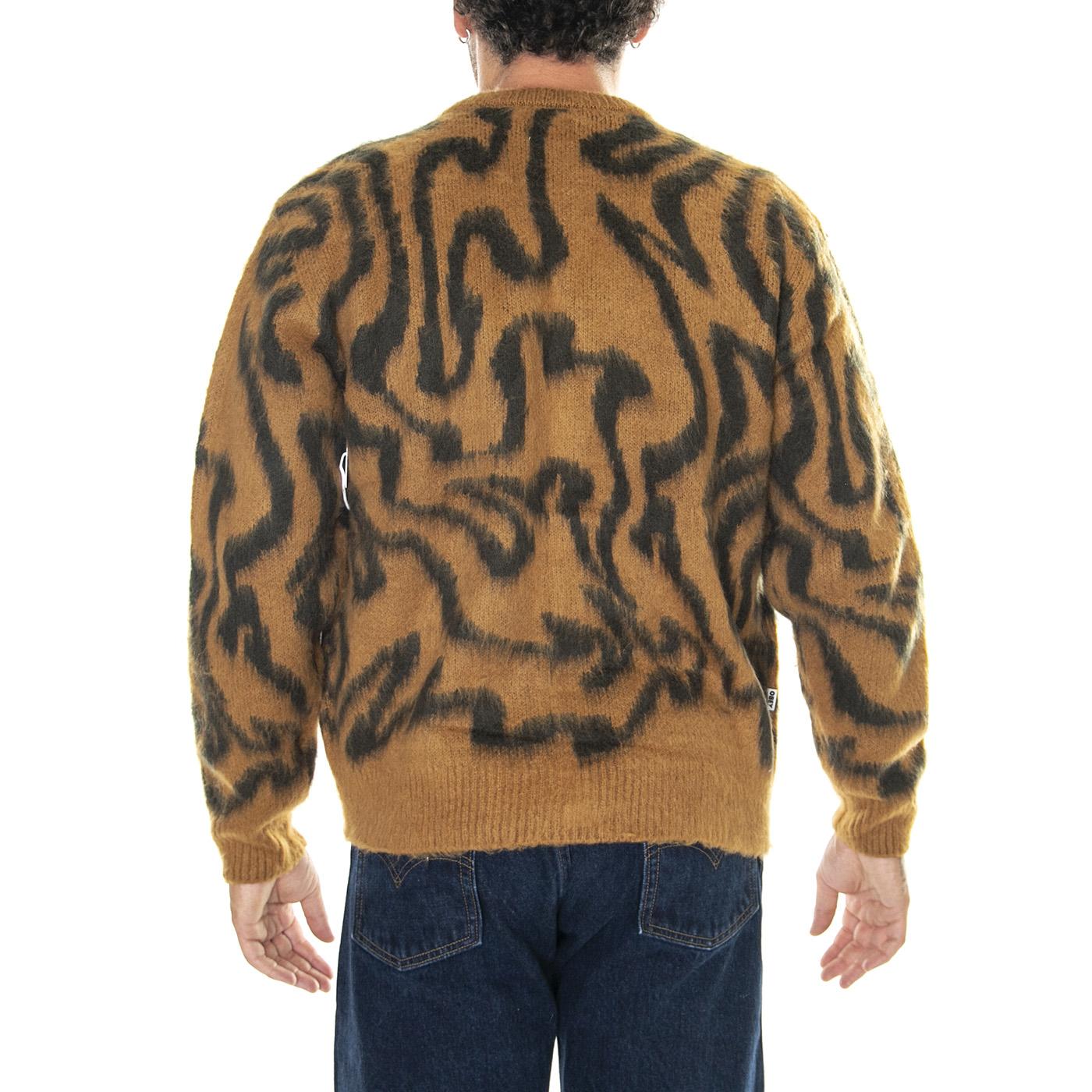 M' Pally Cardigan Catechu Wood - Cardigan Uomo Multicolore 151010034-CTU  OBEY 