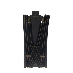 Done Proper Suspender -- Bretelle Nere 05408 BLACK BRIXTON 
