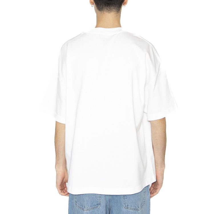 S/S Signature Script T-Shirt White / Black - Maglietta Girocollo Uomo Bianca I033828.00AXX  CARHARTT WIP 