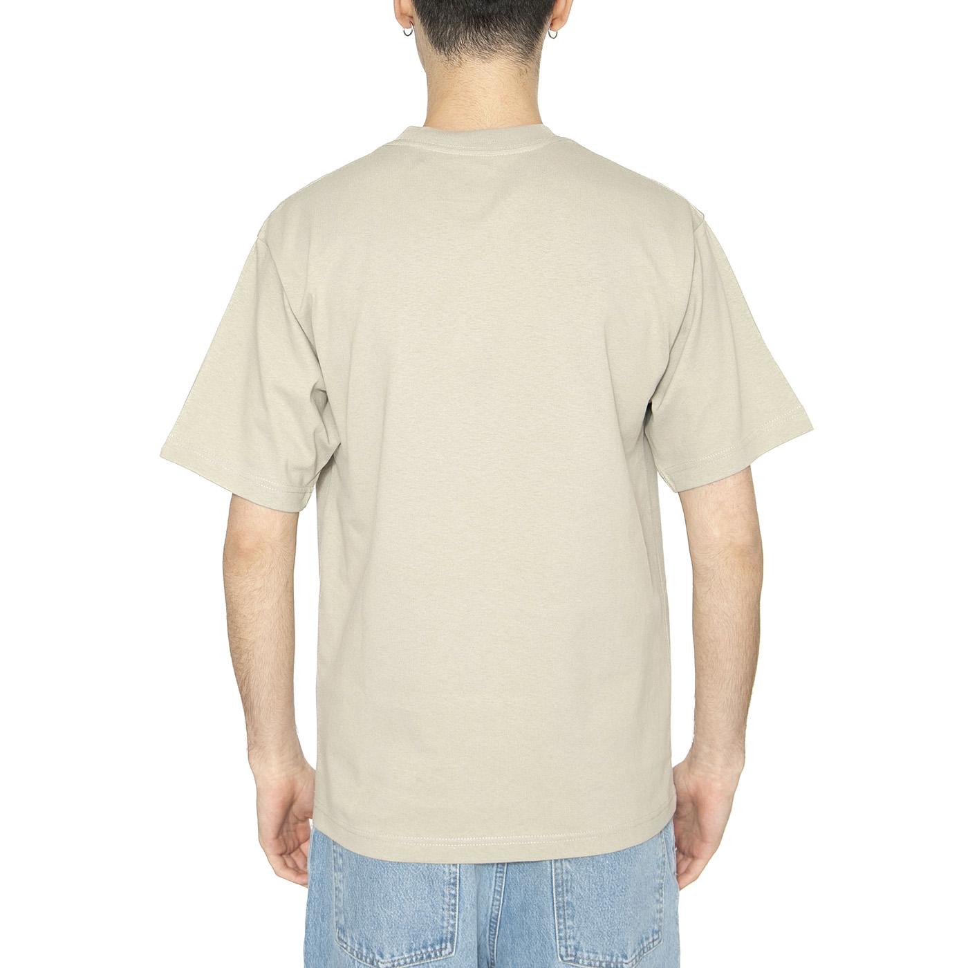 Salton Loose SS London Fog - Maglietta Girocollo Uomo Grigia VN000P56ZUJ1  VANS 