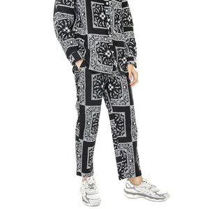 M' Bandana Chino Pant Black - Pantaloni Uomo Neri / Multicolore PNT0020BLK  DOOMSDAY 
