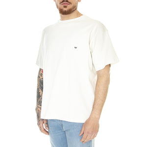Oversized Cat Label T-Shirt Bone - Maglietta Girocollo Uomo Beige 6010078-11-4300  CAT 