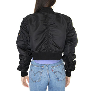 W' MA-1 Boxy - Giacca Estiva Donna Nera 136008-03  ALPHA INDUSTRIES 