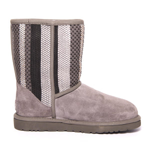 Classic Short - Charcoal Grey / Multicolor - Stivali Donna Multicolore UGSCLSWOVCHA1010551W  UGG 