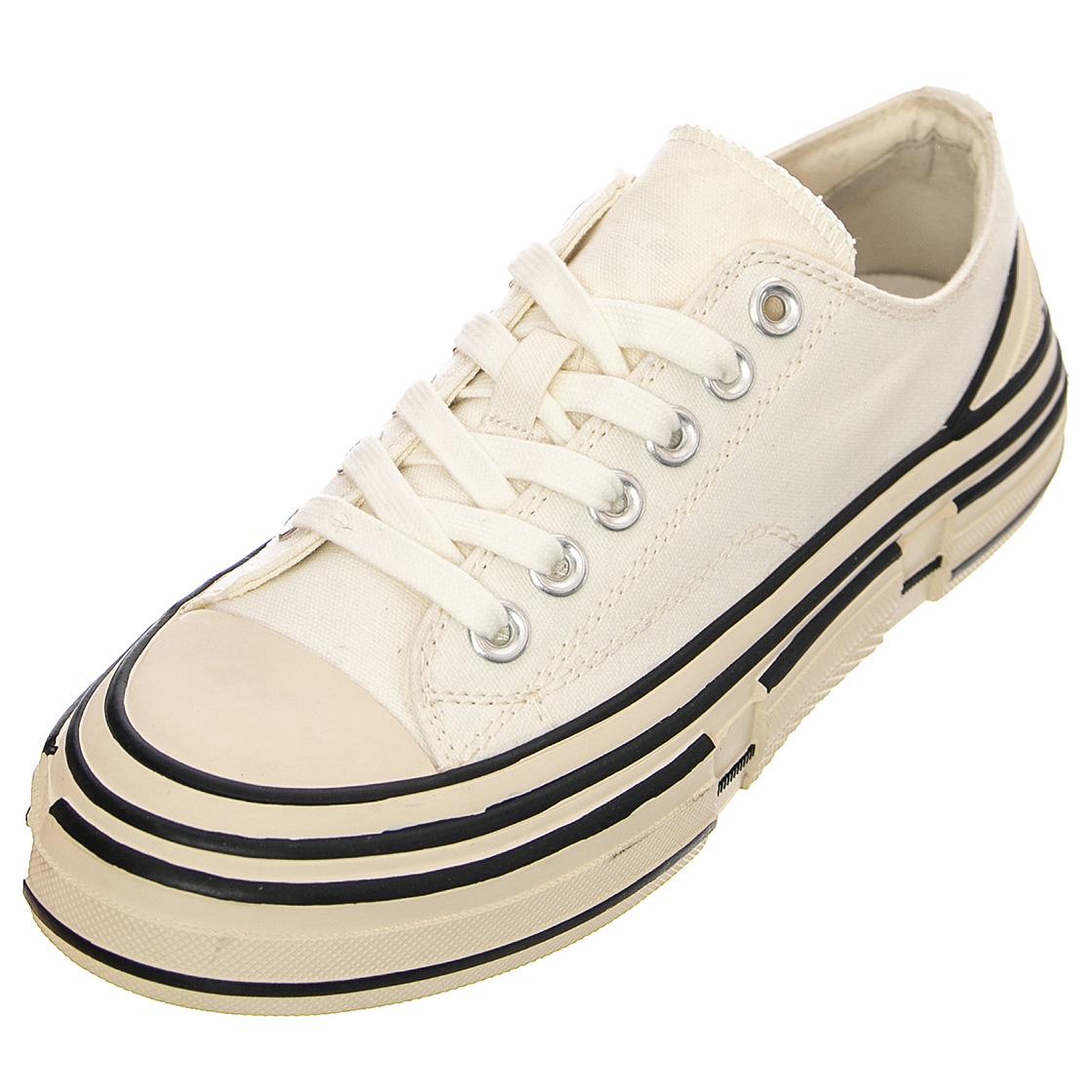 Endorphine Canvas - Scarpe Stringate Profilo Basso Donna Bianche JCSJCD037103-WHT  JEFFREY CAMPBELL 