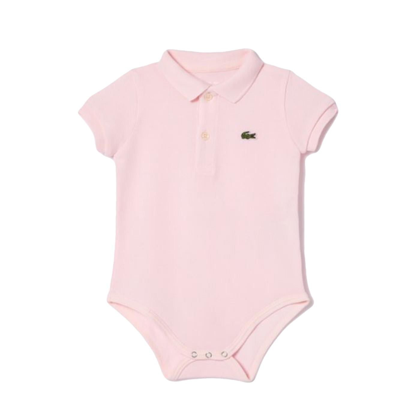 Completo Regalo T03 Baby Bodysuit Pink - Body Bambini Rosa 4J8412-T03  LACOSTE 