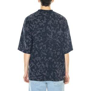 M' SJ Script Logo Floral Camouflage Tee Dark Blue - Maglietta Girocollo Uomo Blu 6037515/231-01  SEAN JOHN 