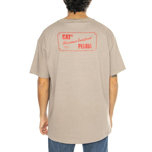 Framed T-Shirt Chateau Gray - Maglietta Girocollo Uomo Grigia 6010129-15-4503  CAT 