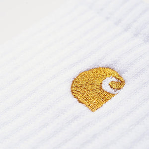 Chase Socks White / Gold - Calzini Bianchi I029421.00R.XX.06  CARHARTT WIP 