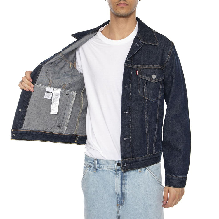 Levis THE TRUCKER JACKET Mare - Giacca Blu Uomo 72334-0557  LEVIS 