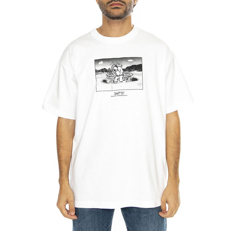 S/S Think Tank T-Shirt White - Maglietta Girocollo Uomo Bianca I033964.02XX  CARHARTT WIP 