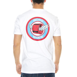  Road Rider T-Shirt White  SANTA CRUZ 